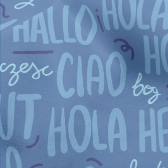 Greeting In English Micro Fleece