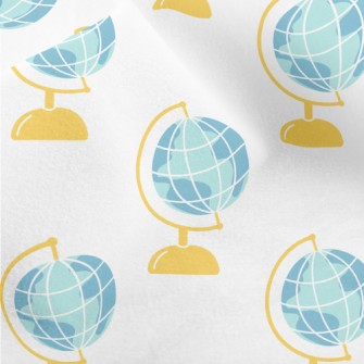 A Must-have Globe For School Micro Fleece