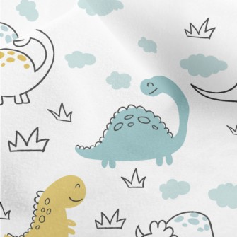 Smiling Dinosaur Micro Fleece