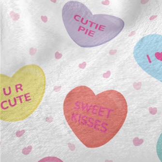 Love Love Text Minky