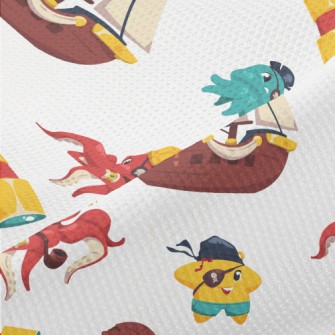 Starfish Octopus Pirate Piqué
