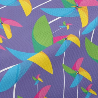 Four Color Stitching Windmill Piqué