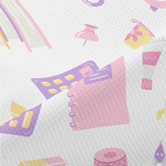 Girls School Supplies Piqué
