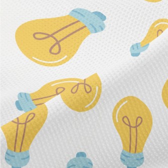 Great Invention Light Bulb Piqué