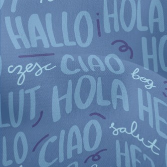 Greeting In English Lightweight Performance Linen