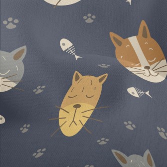 Fish Bone Kitten Lightweight Performance Linen