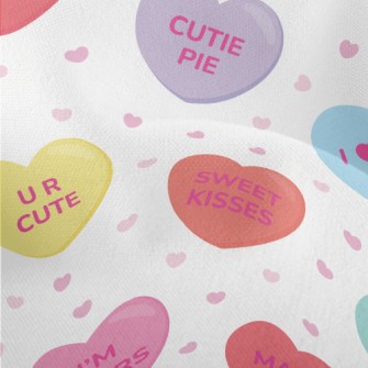 Love Love Text Lightweight Performance Linen