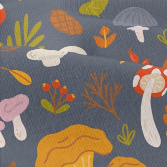 Forest Colorful Mushrooms Modern Jersey