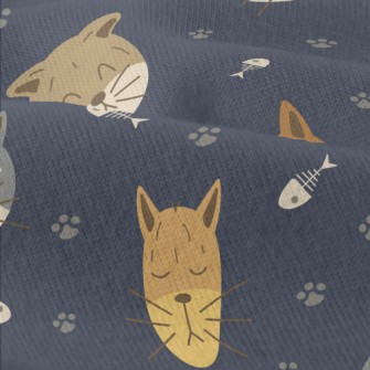 Fish Bone Kitten Modern Jersey