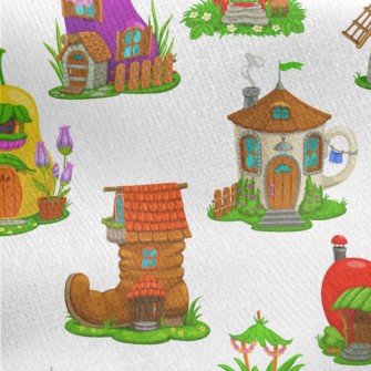 Fruit And Vegetable Shaped Hou Jersey Backed Fleece