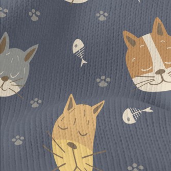Fish Bone Kitten Stretch Jersey