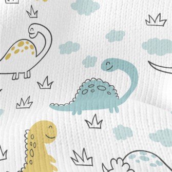 Smiling Dinosaur Stretch Jersey