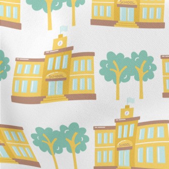 Forest Elementary School Lightweight Cotton Poplin