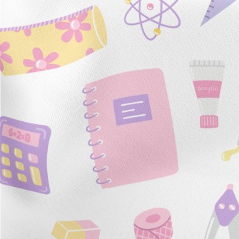 Girls School Supplies Lightweight Cotton Poplin
