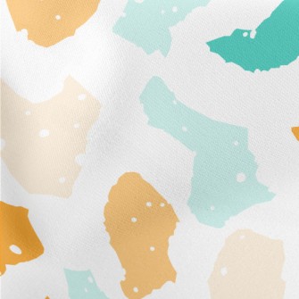 Dot Color Block Lightweight Cotton Poplin