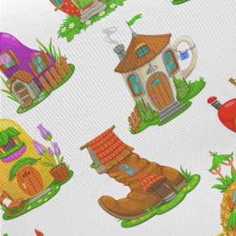 Fruit And Vegetable Shaped Hou Midweight Cotton Poplin