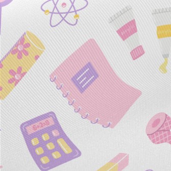 Girls School Supplies Midweight Cotton Poplin