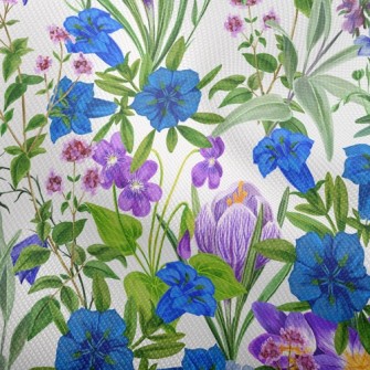 Colorful Wildflowers And Herbs Dobby