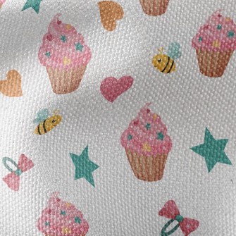 Candy And Bees And Hairpins Waterproof Canvas