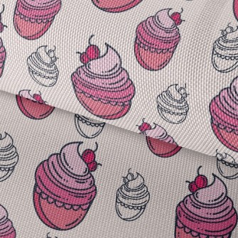 Cherry Cream Cake Waterproof Oxford