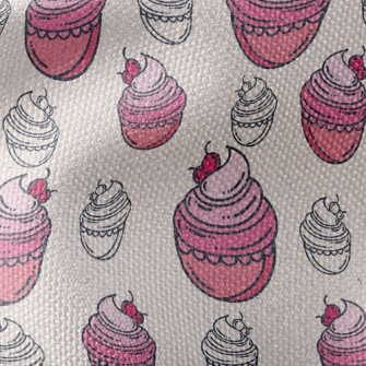 Cherry Cream Cake Waterproof Canvas