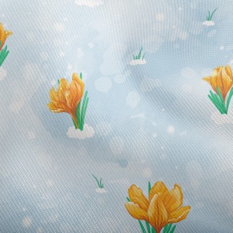 Orange Tulips In The Snow Dobby
