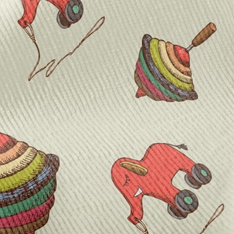 Toy Top And Elephant Standard Corduroy