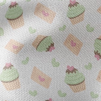 Tea Cake And Valentine's D Waterproof Canvas