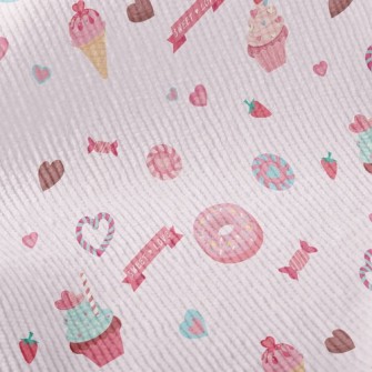 Pink Desserts And Candies Standard Corduroy