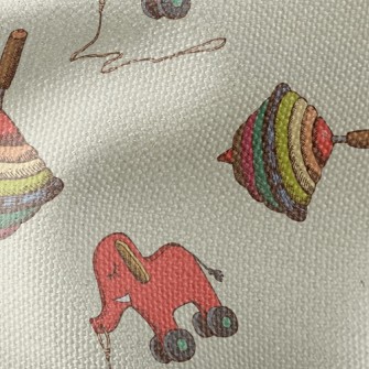 Toy Top And Elephant Waterproof Canvas