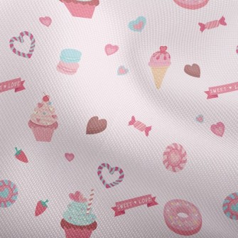 Pink Desserts And Candies Dobby