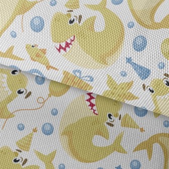 Happy Birthday Shark Waterproof Oxford