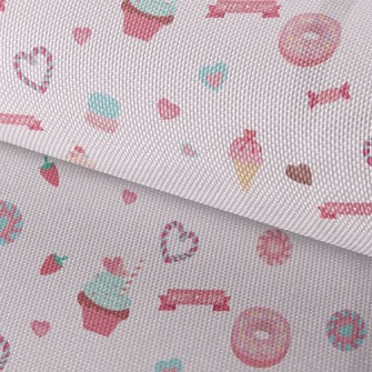 Pink Desserts And Candies Waterproof Oxford