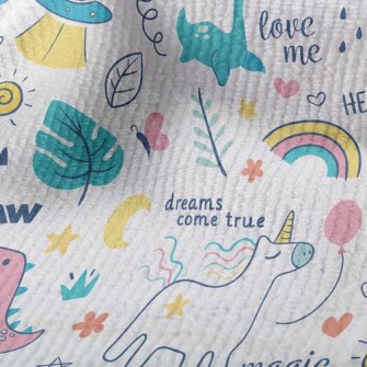 Cute Dinosaur Unicorn Terry