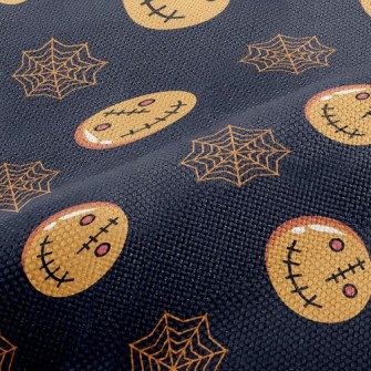 Round Face And Spider Web Performance Linen