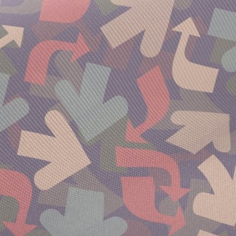 Curved Colored Arrows Twill