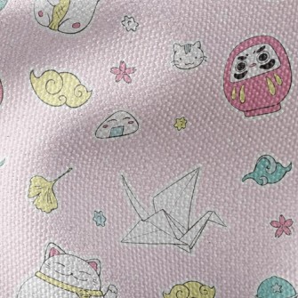 Cartoon Japanese Amulet Waterproof Canvas