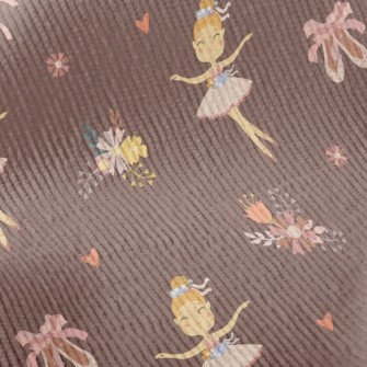 Girl&#39;s Ballet Shoes Standard Corduroy