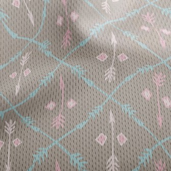 Arrangement Of Arrows Athletic Mesh Flat Back