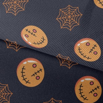 Round Face And Spider Web Waterproof Oxford