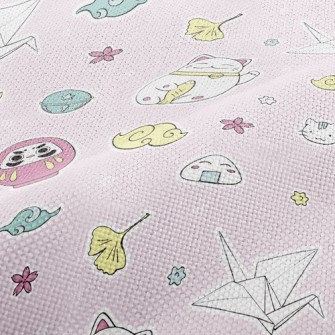 Cartoon Japanese Amulet Performance Linen
