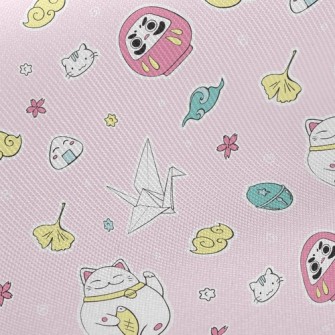 Cartoon Japanese Amulet Twill