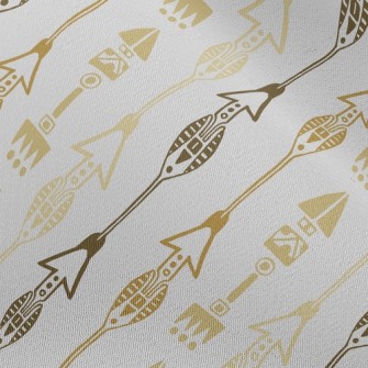 Ethnic Golden Arrow Chiffon