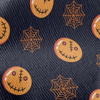 Round Face And Spider Web Standard Corduroy