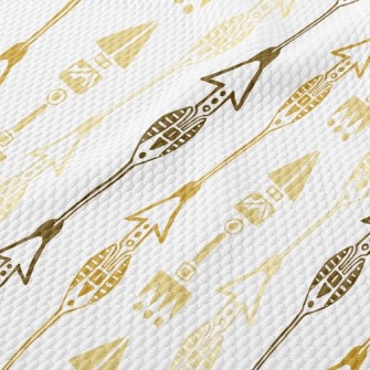 Ethnic Golden Arrow Birdseye Piqué