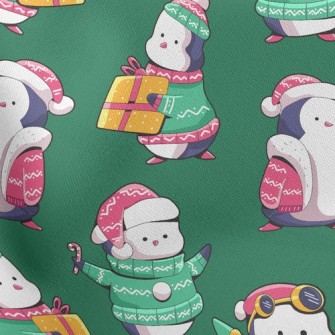 Christmas Activity Penguin Stretch Ponte