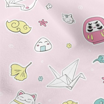 Cartoon Japanese Amulet Micro Fleece