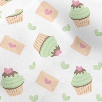 Tea Cake And Valentine's D Micro Fleece