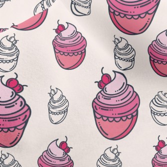 Cherry Cream Cake Micro Fleece