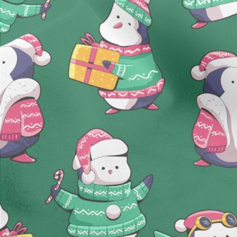 Christmas Activity Penguin Micro Fleece